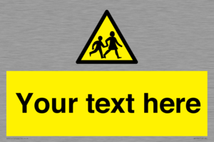 Custom Warning children Sign